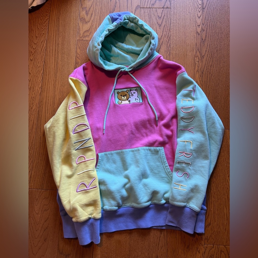 Teddy Fresh Rip N Dip Hoodie Size L